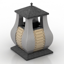 bin 1 3D Model Preview #fb2264a6