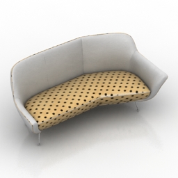 sofa baxter mio 3D Model Preview #5aaeb83e