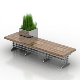 bench 3D Model Preview #8223c853