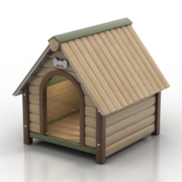 house dog 3D Model Preview #698ed099