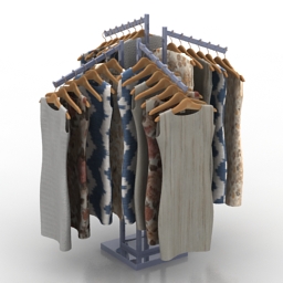 rack dress 3D Model Preview #30360415
