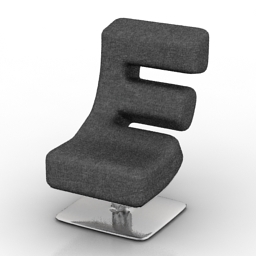 3D Armchair preview