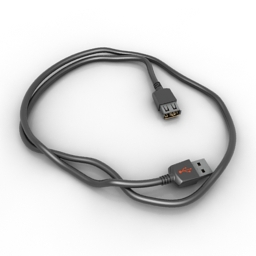3D USB cable preview
