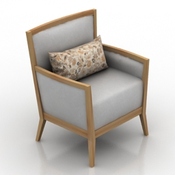 3D Armchair preview