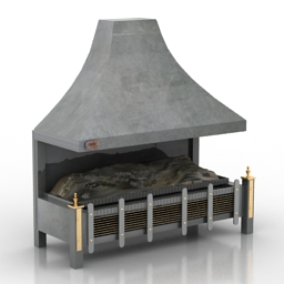 fireplace zepter lw700 electro 3D Model Preview #b151f278