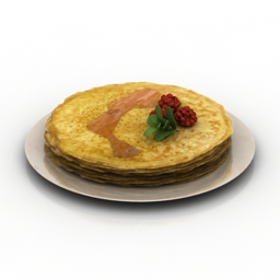 pancakes 3D Model Preview #8757a10d