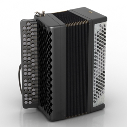 accordion 3D Model Preview #14355419