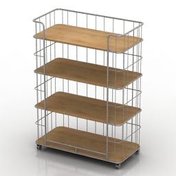 shelves storage 3D Model Preview #dbf75be8