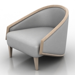 3D Armchair preview
