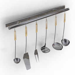 set kitchen ware 3D Model Preview #de01913d