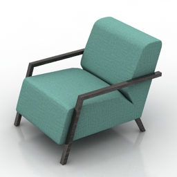 3D Armchair preview