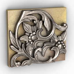 decor plaster down 3D Model Preview #82a06b35