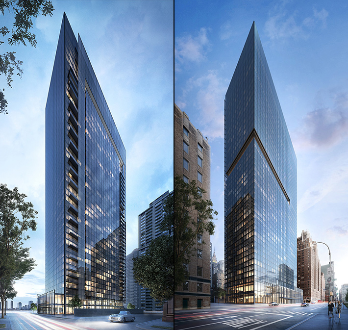 First Avenue Tower by Richard Meier, New York, USA