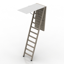 stair roof penthouse 3D Model Preview #9fcac187