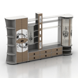 rack tv-stand wall palermo 3D Model Preview #dc7f7b4a
