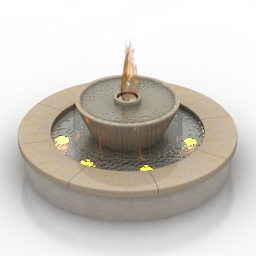 fountain 3D Model Preview #0d738224