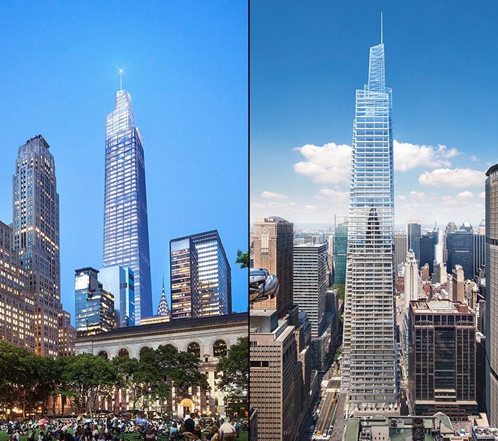 One Vanderbilt Place skyscraper, New York, USA
