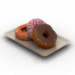 donuts 3D Model Preview #734e3fec