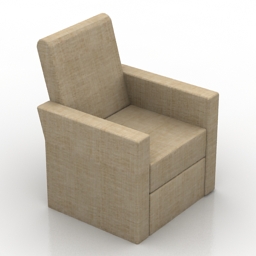 3D Armchair preview