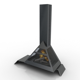 3D Fireplace preview