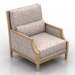3D Armchair preview