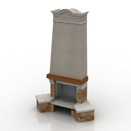 fireplace supra palisse 3D Model Preview #cc237c07