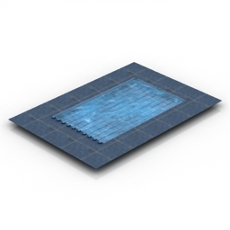 pool olympic 50mts 3D Model Preview #e1e03043