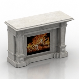 fireplace 3D Model Preview #a3e7507b
