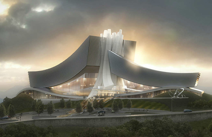 Crashing Waves concert hall, Tongyeong, South Korea