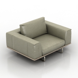 3D Armchair preview