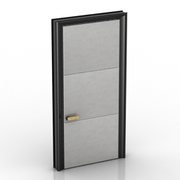 door endless boiserie sliding door longhi 3D Model Preview #f052734a