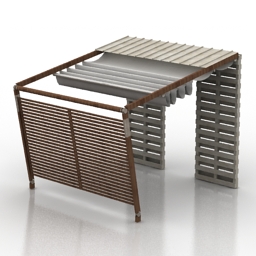 3D Pergola preview