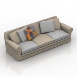 sofa 3 3D Model Preview #64652cb6