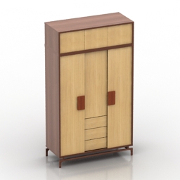 wardrobe 2 3D Model Preview #9d9cf552
