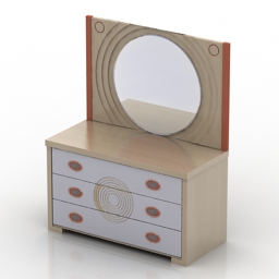 dressing table 3D Model Preview #c43f832c