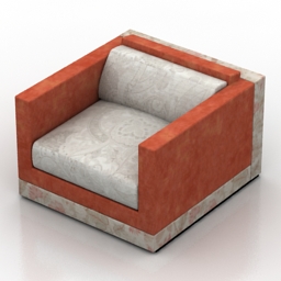 3D Armchair preview
