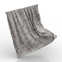 curtain 1 3D Model Preview #9a19c668
