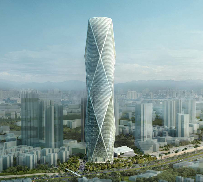 OCT Tower by Henn Architects, Shenzhen, China