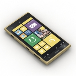 mobile phone nokia lumia 1020 3D Model Preview #da201ed3