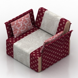 3D Armchair preview