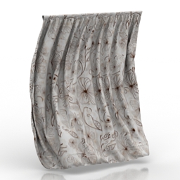 curtain 2 3D Model Preview #d049bc2a