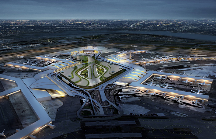 Renovation of John F. Kennedy International Airport, New York, USA