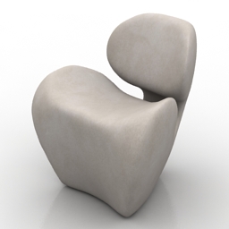 armchair 2 3D Model Preview #cdefd2d9