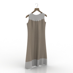dress 1 3D Model Preview #9ca80137