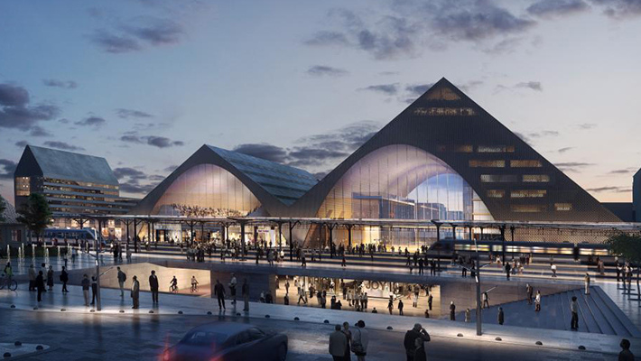 Oulu Travel Centre by Architects Lahdelma & Mahlamaki, Oulu, Finland