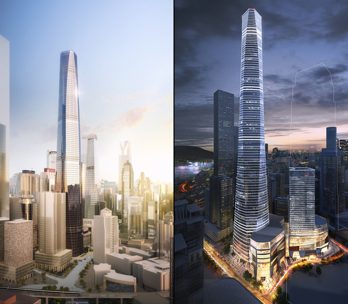 Chongqing Tall Tower by Woods Bagot, Chongqing, China