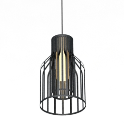 luster resident fibre light bottle 3D Model Preview #a883c91d
