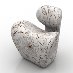 armchair 3 3D Model Preview #ac8cf947