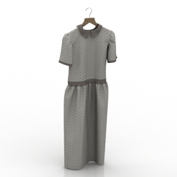 dress 4 3D Model Preview #b9fe0cb9