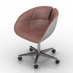 armchair brown 3D Model Preview #9adbb318